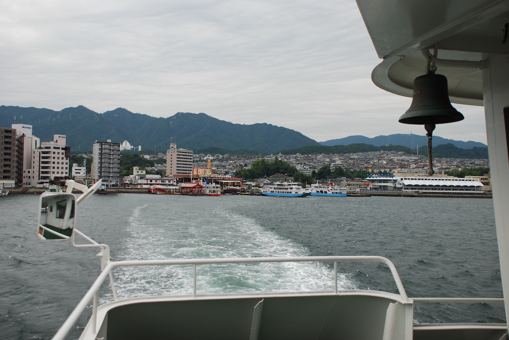 JR ferry to Miyajima