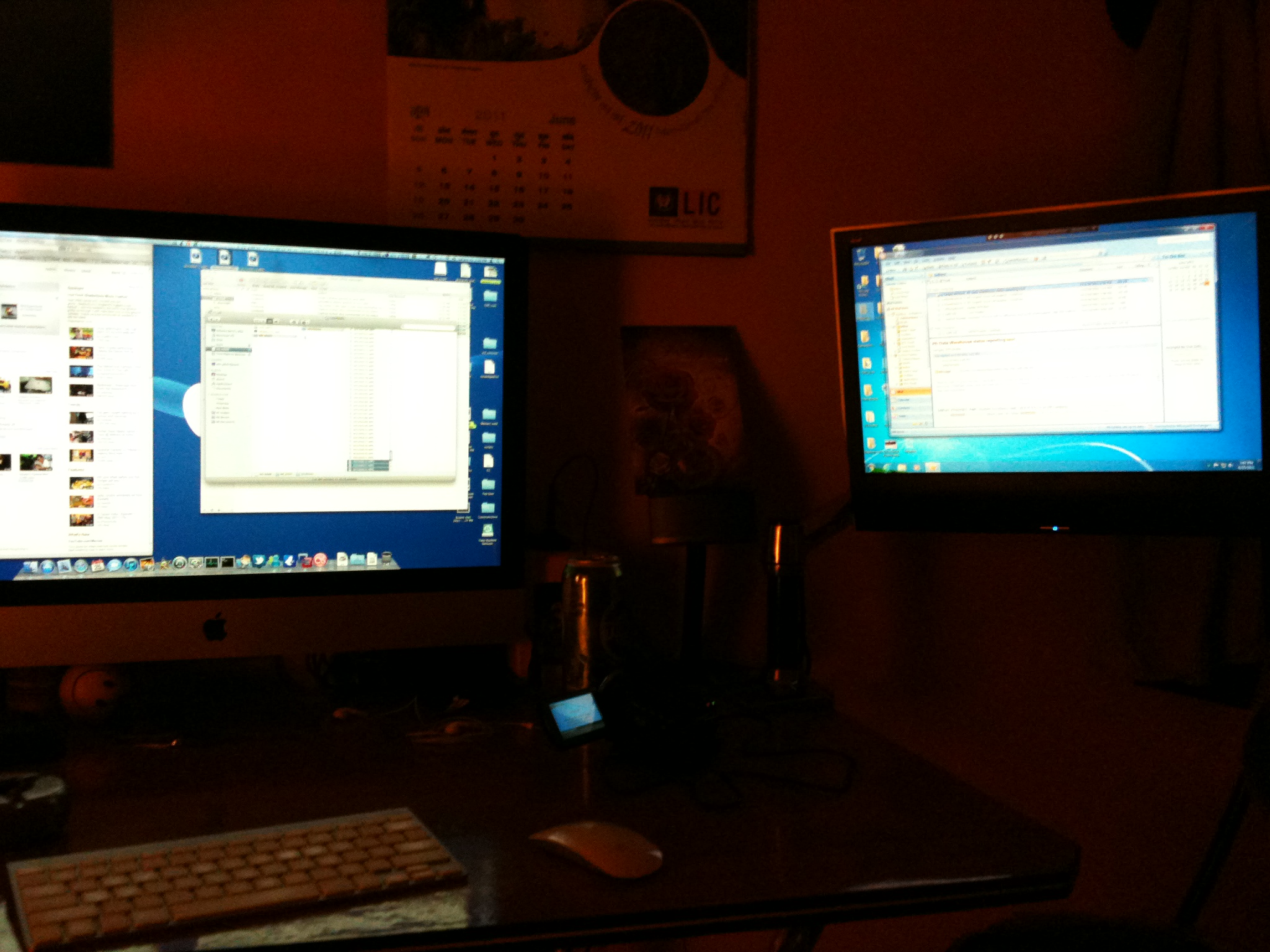 Mac OS and Windows running together on my iMac