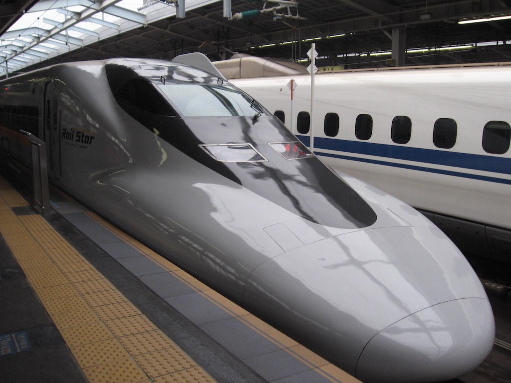 Changing to the Hikari Railstar at Osaka for the rest of the way to Hiroshima